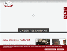 Tablet Screenshot of moenchshof-halle.de